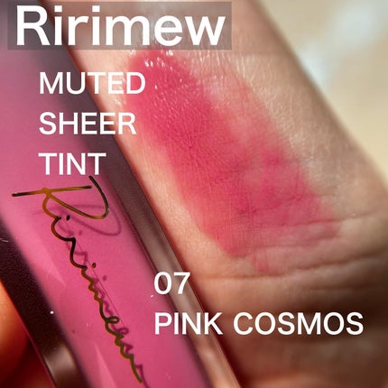 ミューテッドシアーティント/Ririmew/リップティントを使ったクチコミ(1枚目)