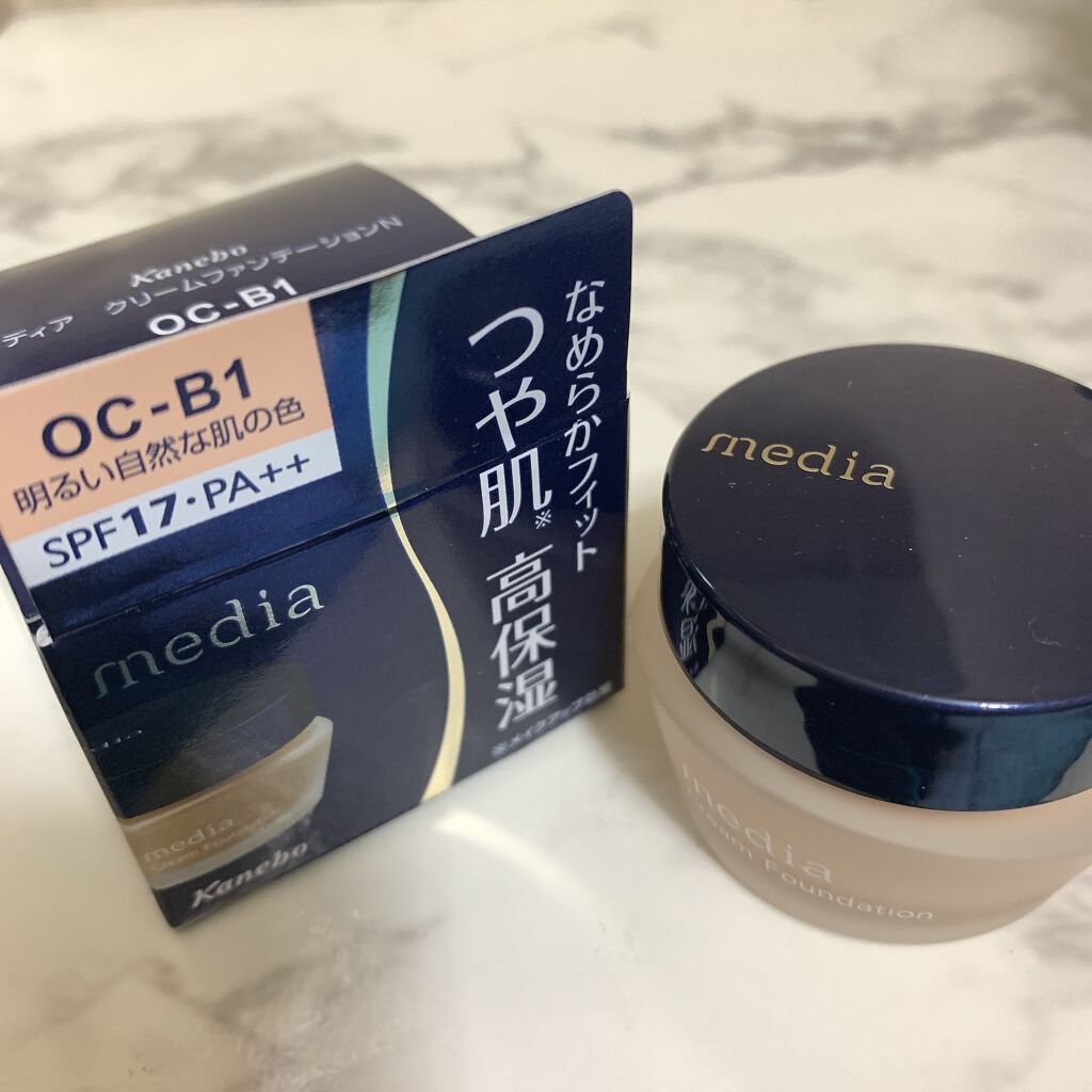 クリームファンデーションN PO-B1/media/クリーム・エマルジョンファンデーションを使ったクチコミ（1枚目）