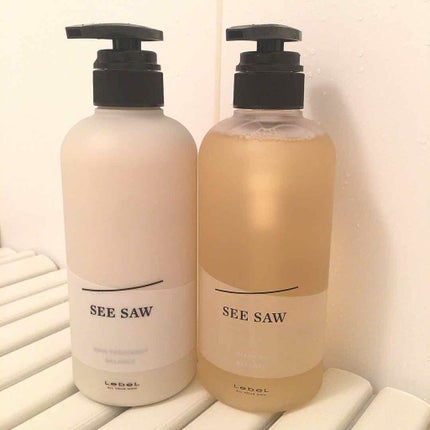 SEE SAW ヘア&スキャルプシャンプー/ヘアトリートメント/LebeL/シャンプー・コンディショナーを使ったクチコミ(1枚目)