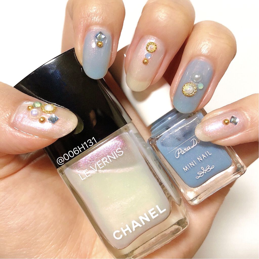 ヴェルニ ロング トゥニュ 889 ペルル ブランシュ(限定)/CHANEL/マニキュアを使ったクチコミ（1枚目）