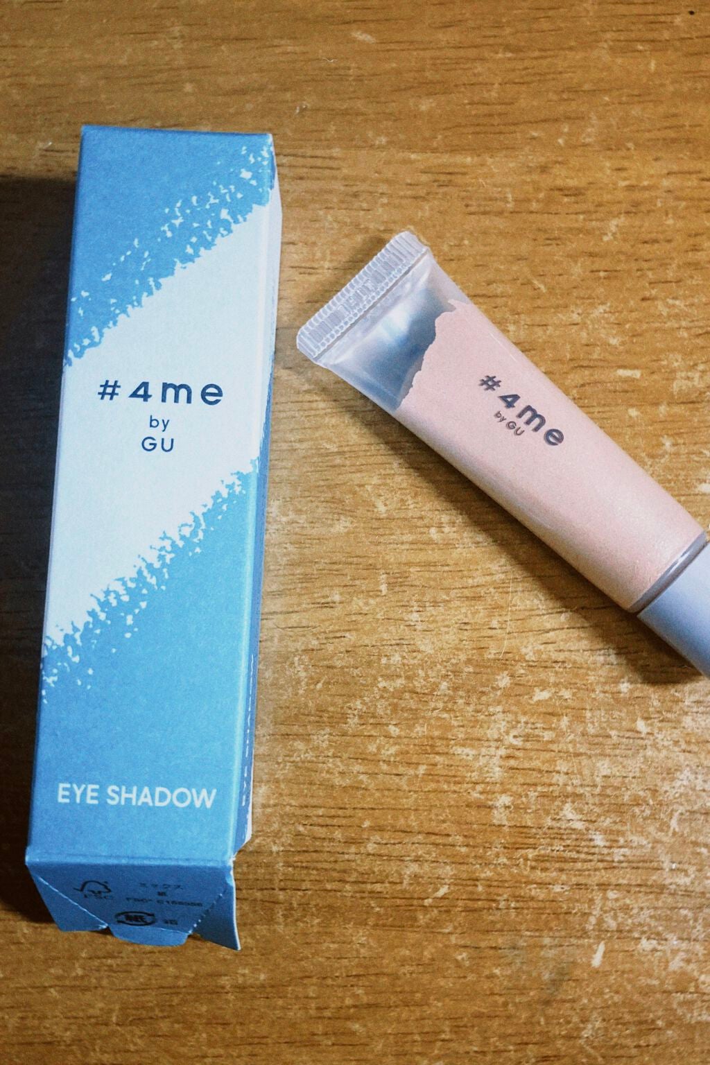 クリームアイシャドウ/#4me by GU/ジェル・クリームアイシャドウを使ったクチコミ(1枚目)