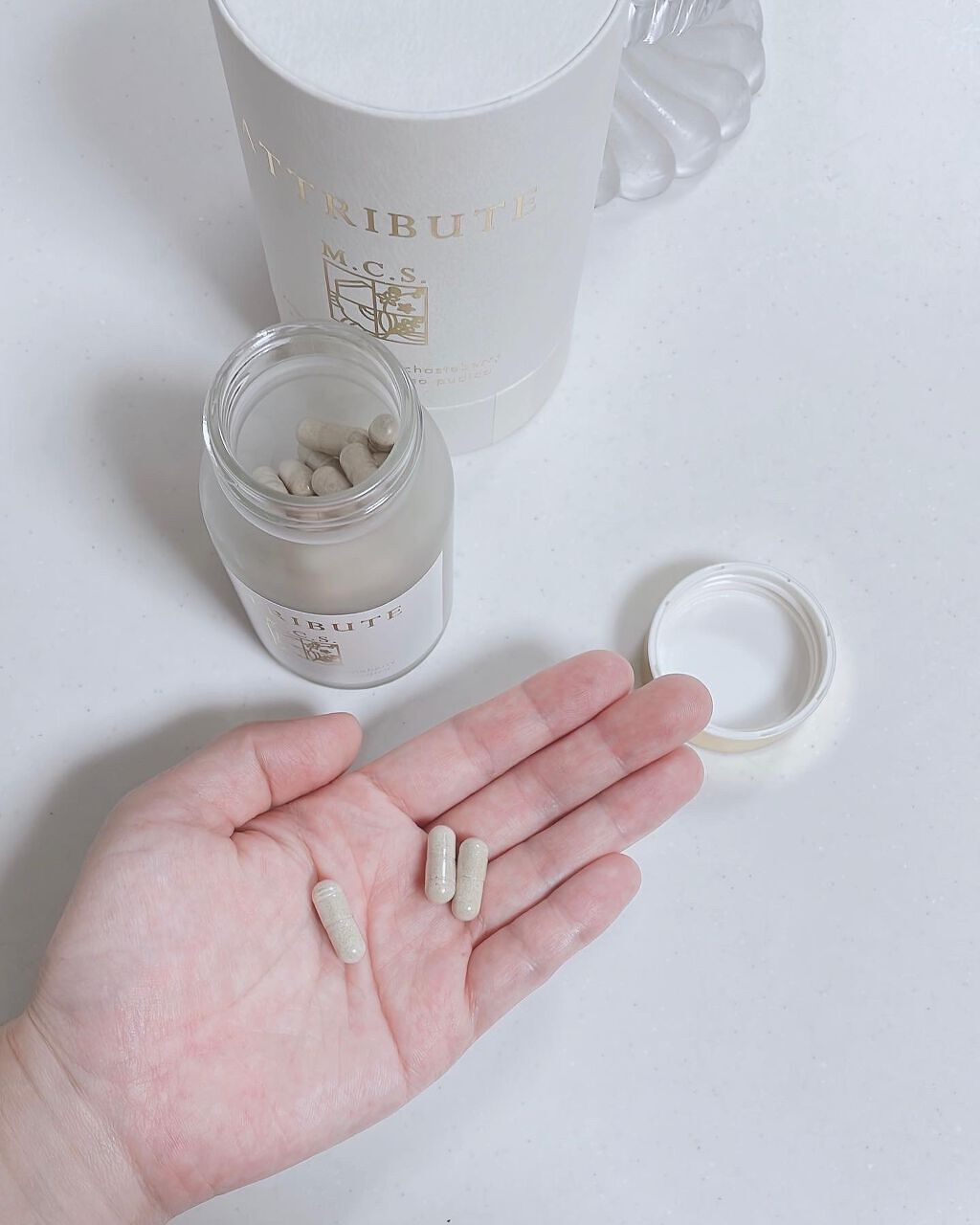 ATTRIBUTEm.c.s./ワイズ製薬/ボディサプリメントを使ったクチコミ（3枚目）