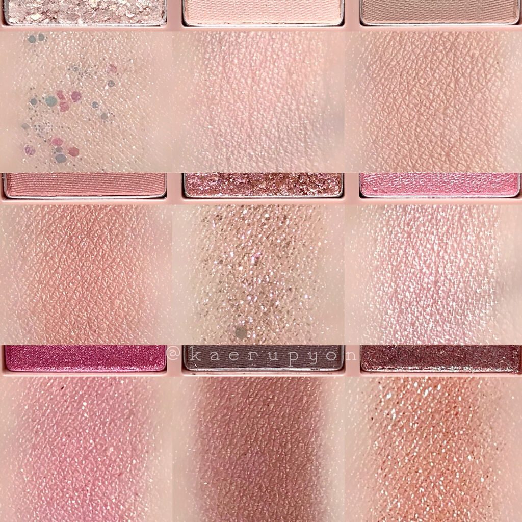 グリッターペディアアイパレット/unleashia/アイシャドウパレットを使ったクチコミ（2枚目）