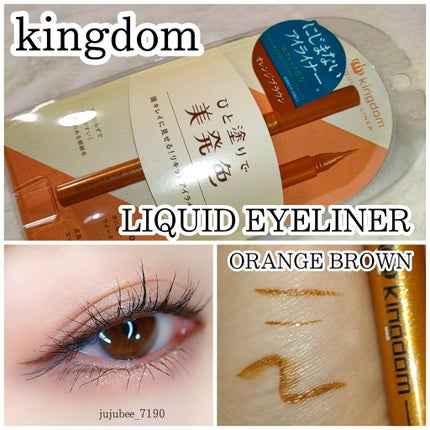 リキッドアイライナーWP /キングダム/リキッドアイライナーを使ったクチコミ(1枚目)