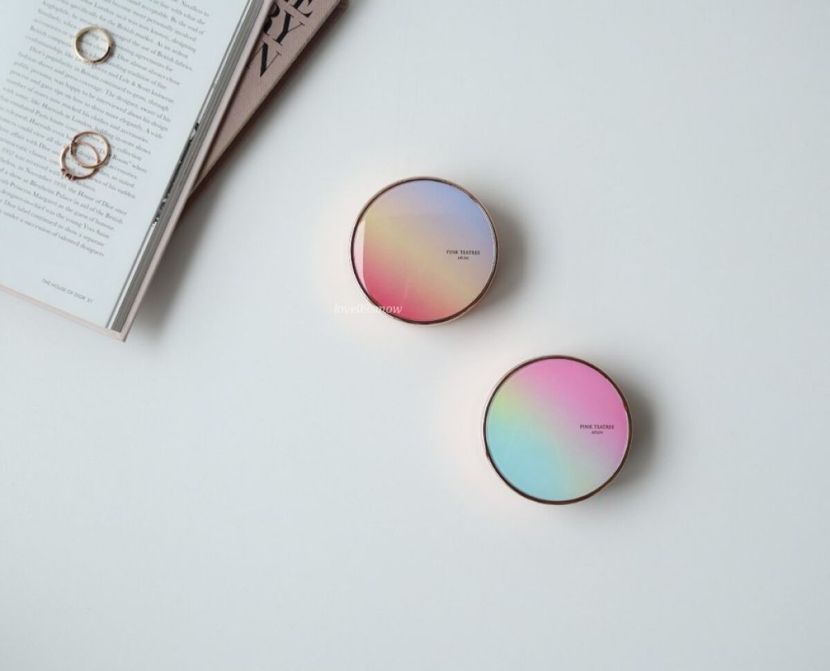 ピンクティーツリーカバークッション/APLIN/クッションファンデーションを使ったクチコミ（1枚目）