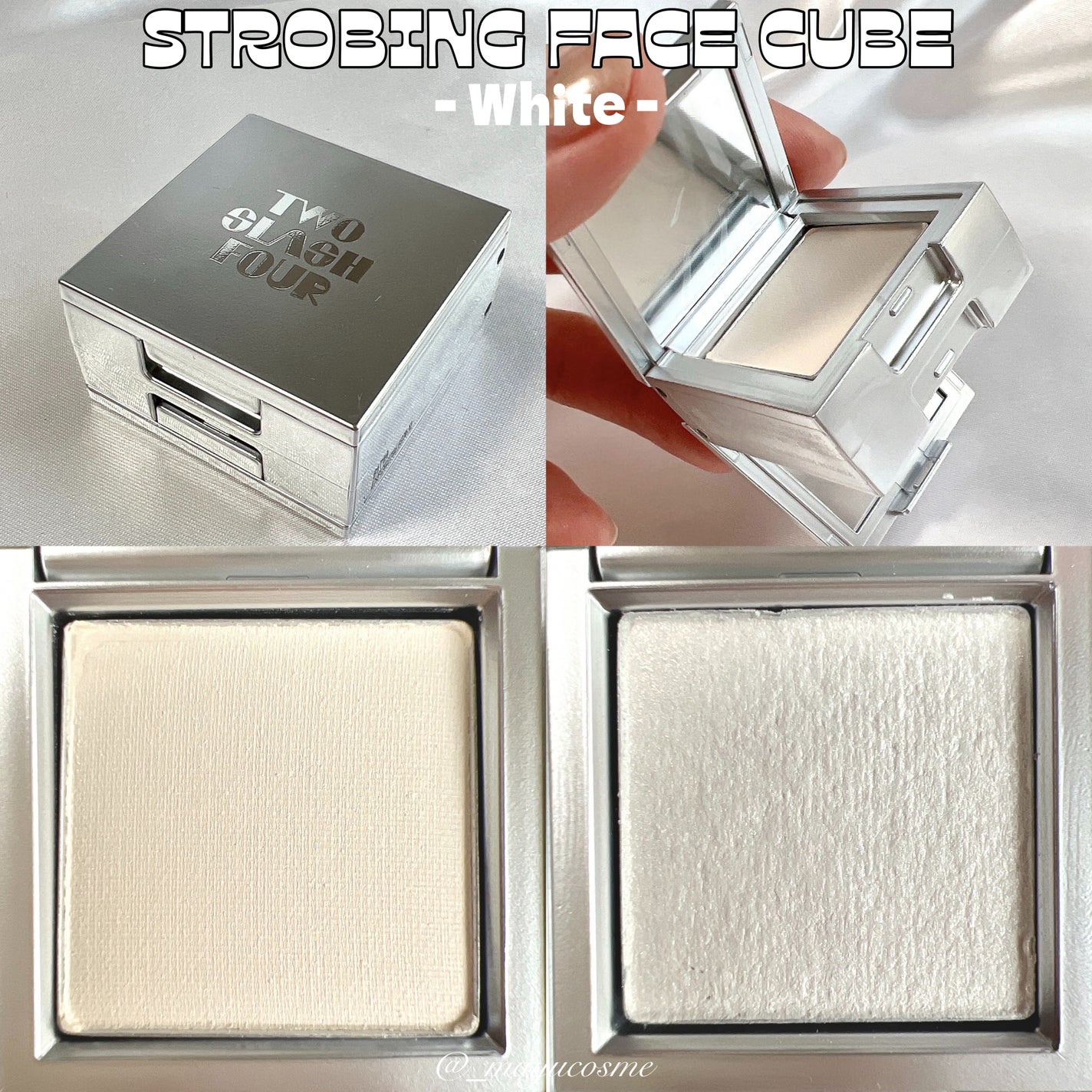 ストロビングフェイスキューブ/TWO SLASH FOUR/ハイライトを使ったクチコミ(2枚目)