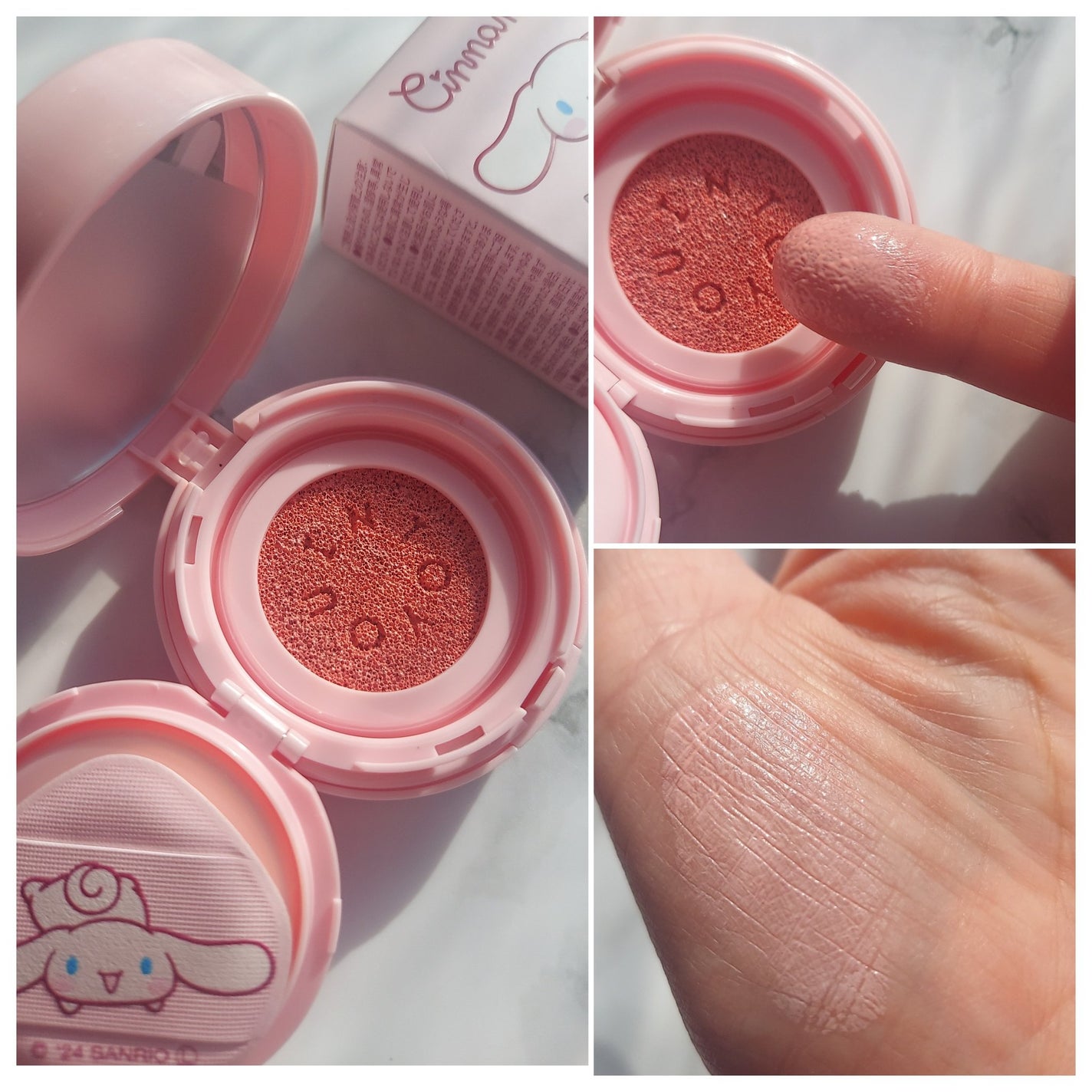 ファーリークッションブラッシュ/INTO U/パウダーチークを使ったクチコミ(4枚目)