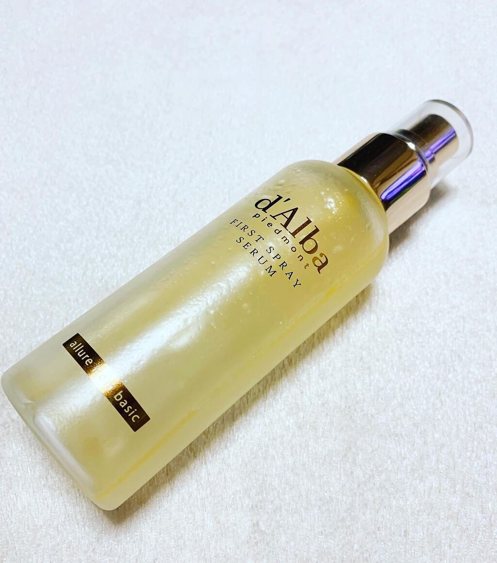 ダルバ ホワイトトリュフファーストスプレーセラム/ダルバ/ミスト状化粧水を使ったクチコミ(4枚目)