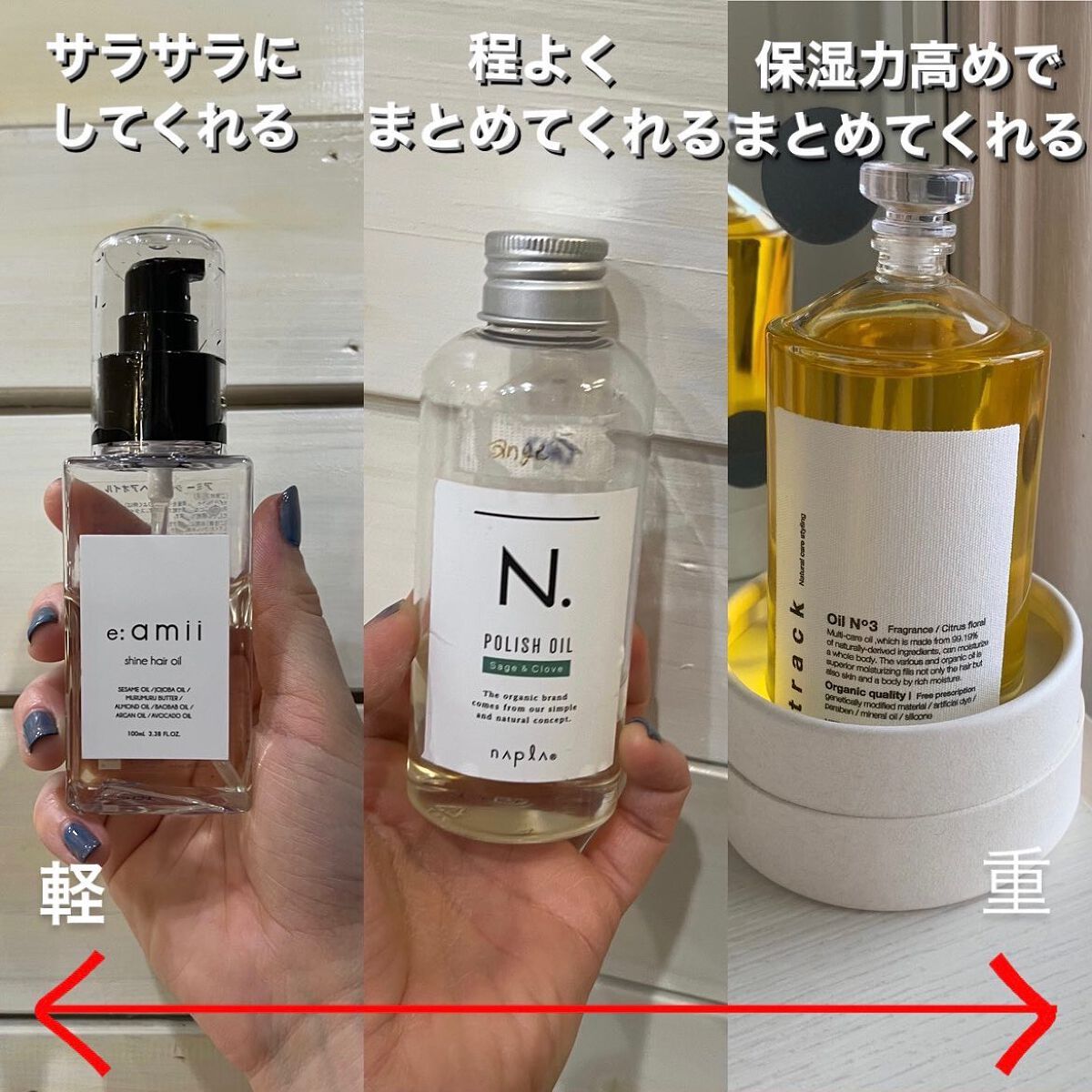 トラック オイル/track/ヘアオイルを使ったクチコミ(5枚目)