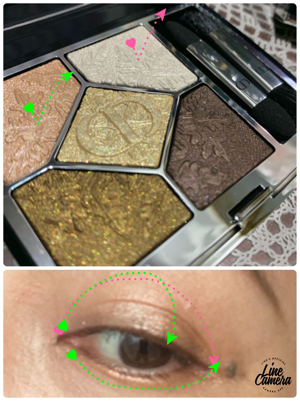 サンク クルール クチュール＜ゴールデン ナイツ＞/Dior/アイシャドウパレットを使ったクチコミ（3枚目）