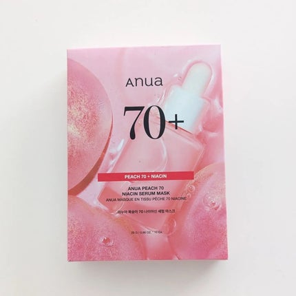 桃70%ナイアシンシートマスク/Anua/シートマスク・パックを使ったクチコミ(1枚目)