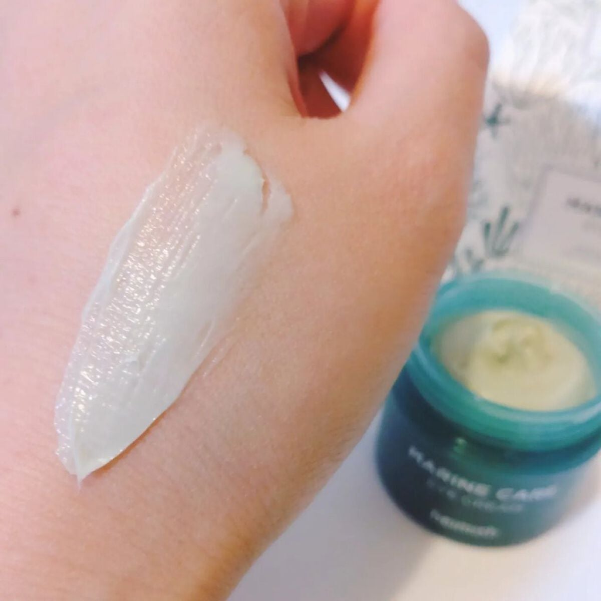 Marine Care Eye Cream /heimish/アイケア・アイクリームを使ったクチコミ(4枚目)