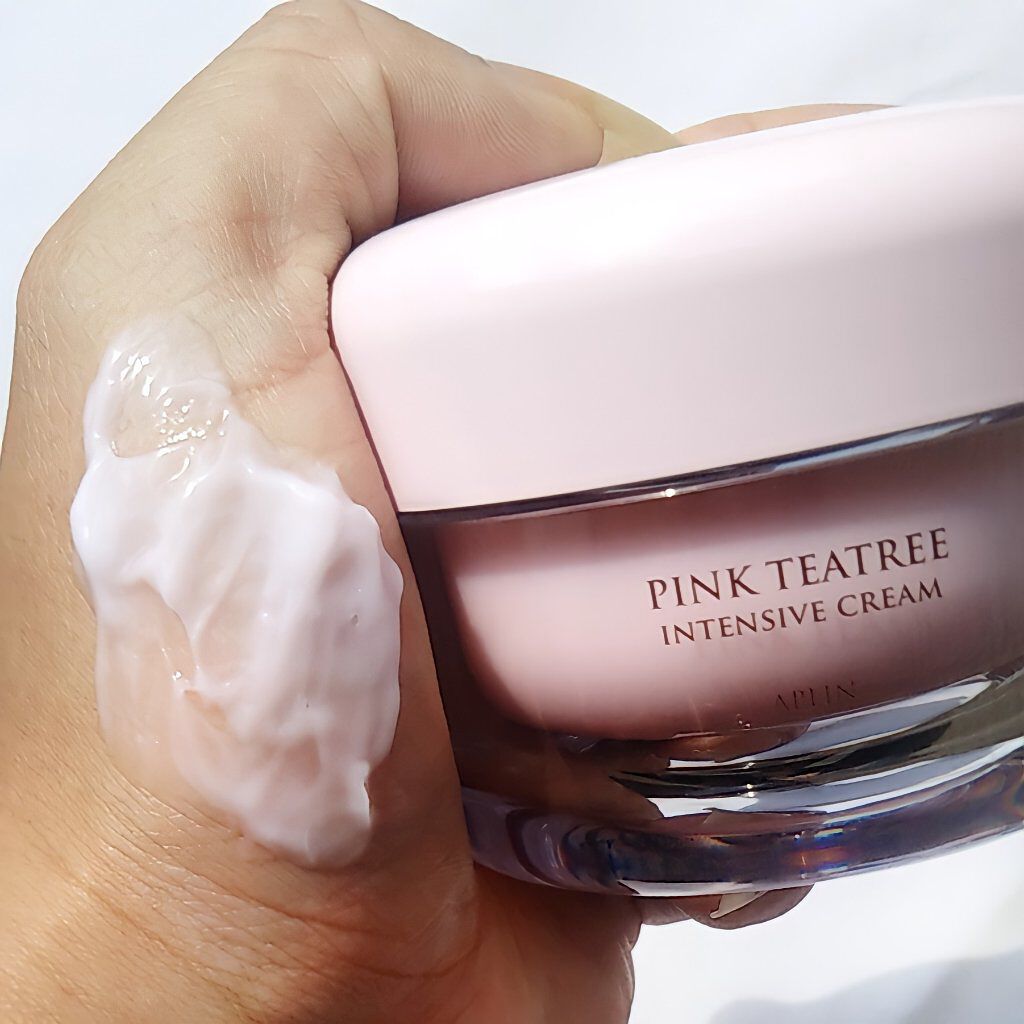 ピンクティーツリークリーム/APLIN/フェイスクリームを使ったクチコミ(7枚目)