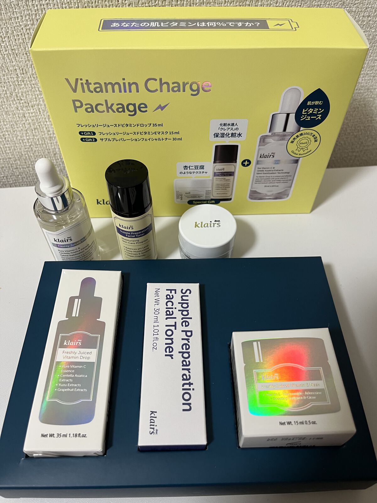 サプルプレパレーションフェイシャルトナー(180ml)/Klairs/化粧水を使ったクチコミ（1枚目）