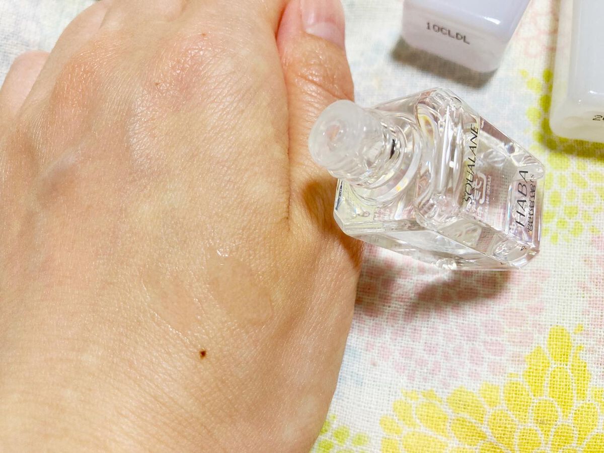 高品位「スクワラン」/HABA/フェイスオイルを使ったクチコミ(3枚目)