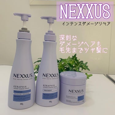 インテンスダメージリペア シャンプー／トリートメント/NEXXUS(ネクサス)/シャンプー・コンディショナーを使ったクチコミ（1枚目）