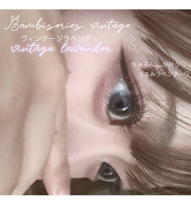 Angelcolor Bambi Series Vintage 1day ヴィンテージラベンダー/AngelColor/ワンデー（１DAY）カラコンを使ったクチコミ（1枚目）