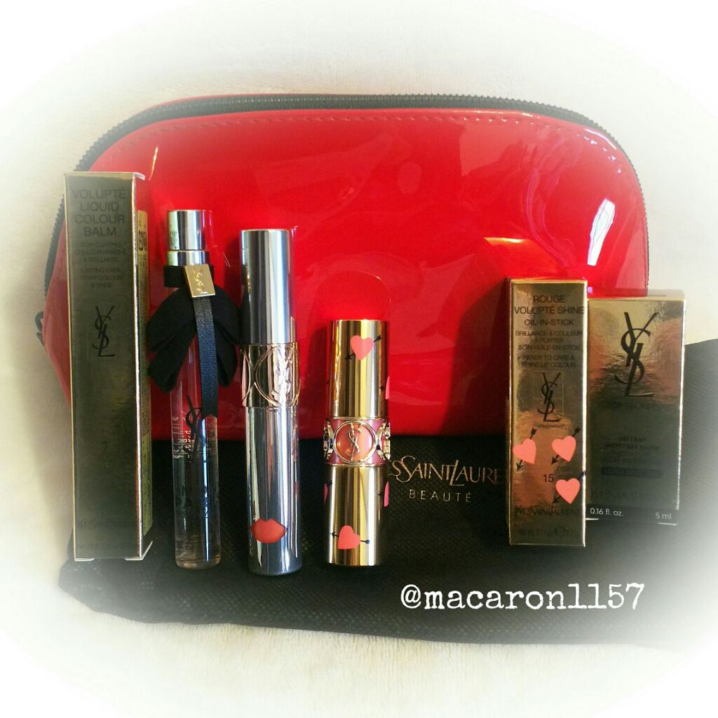 ルージュ ヴォリュプテ シャイン/YVES SAINT LAURENT BEAUTE/口紅を使ったクチコミ（1枚目）