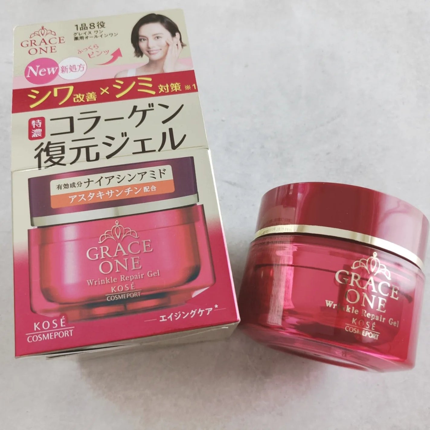 グレイス ワン 薬用リンクル リペアジェル/グレイスワン/オールインワン化粧品を使ったクチコミ(1枚目)