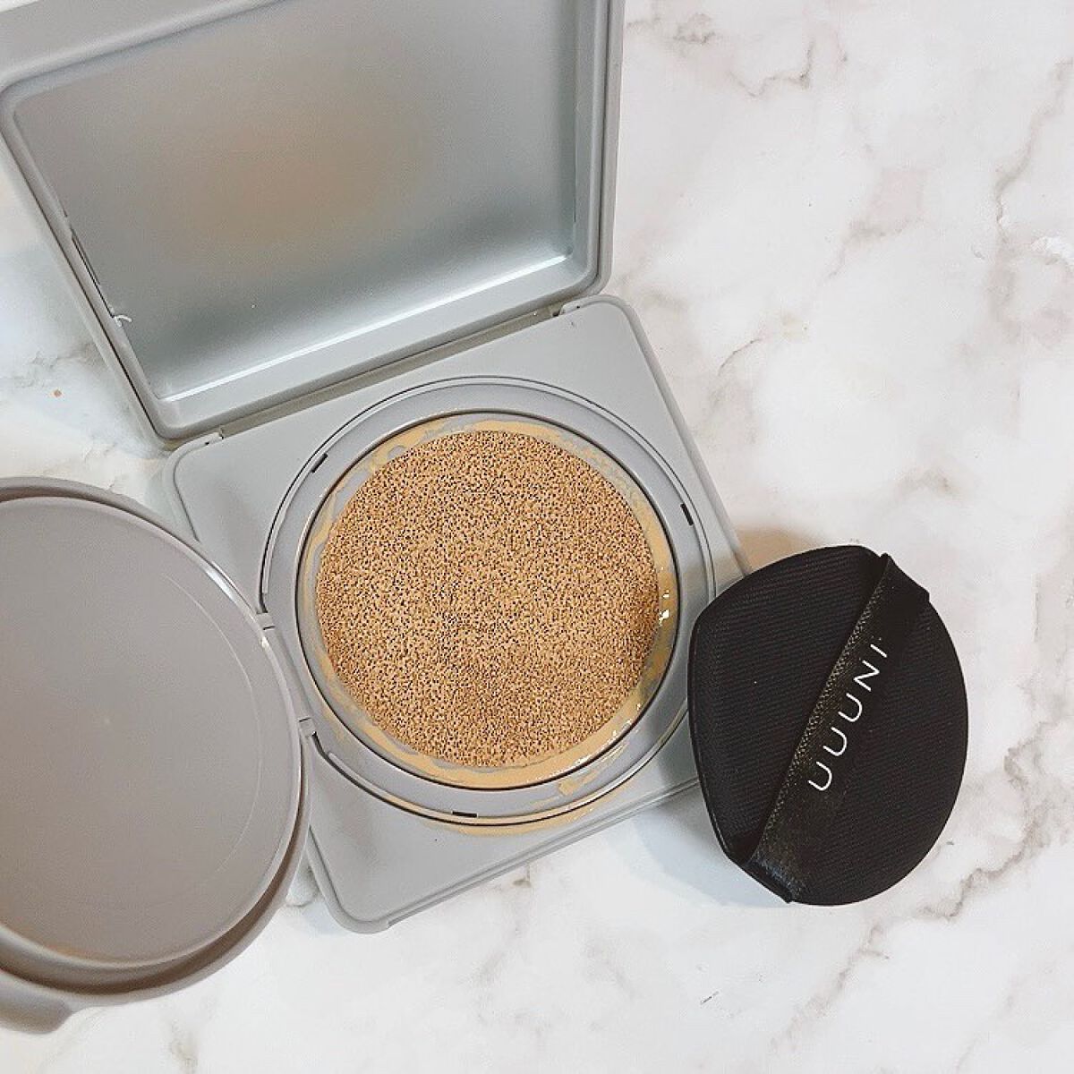 ブライトアップスキンファンデーション/UUUNI/クッションファンデーションを使ったクチコミ(3枚目)