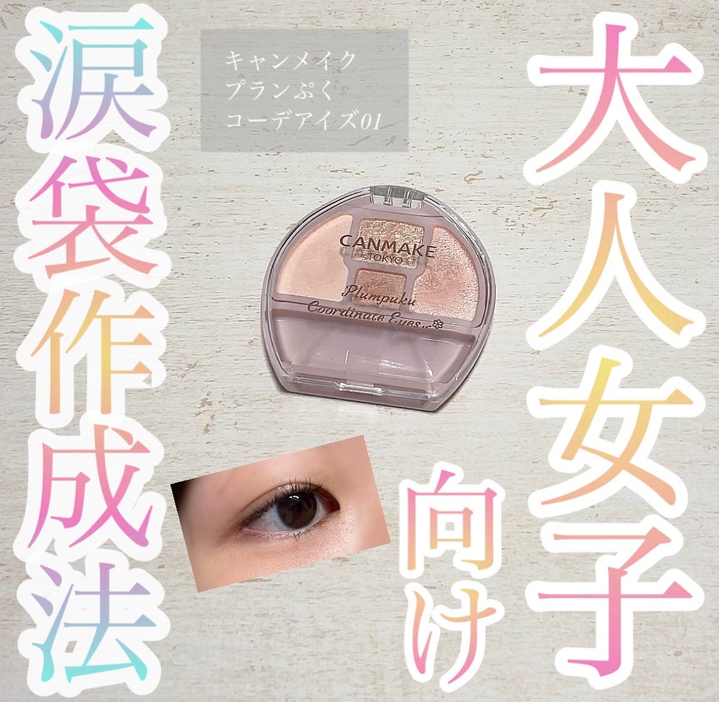 プランぷくコーデアイズ/キャンメイク/パウダーアイシャドウを使ったクチコミ(1枚目)
