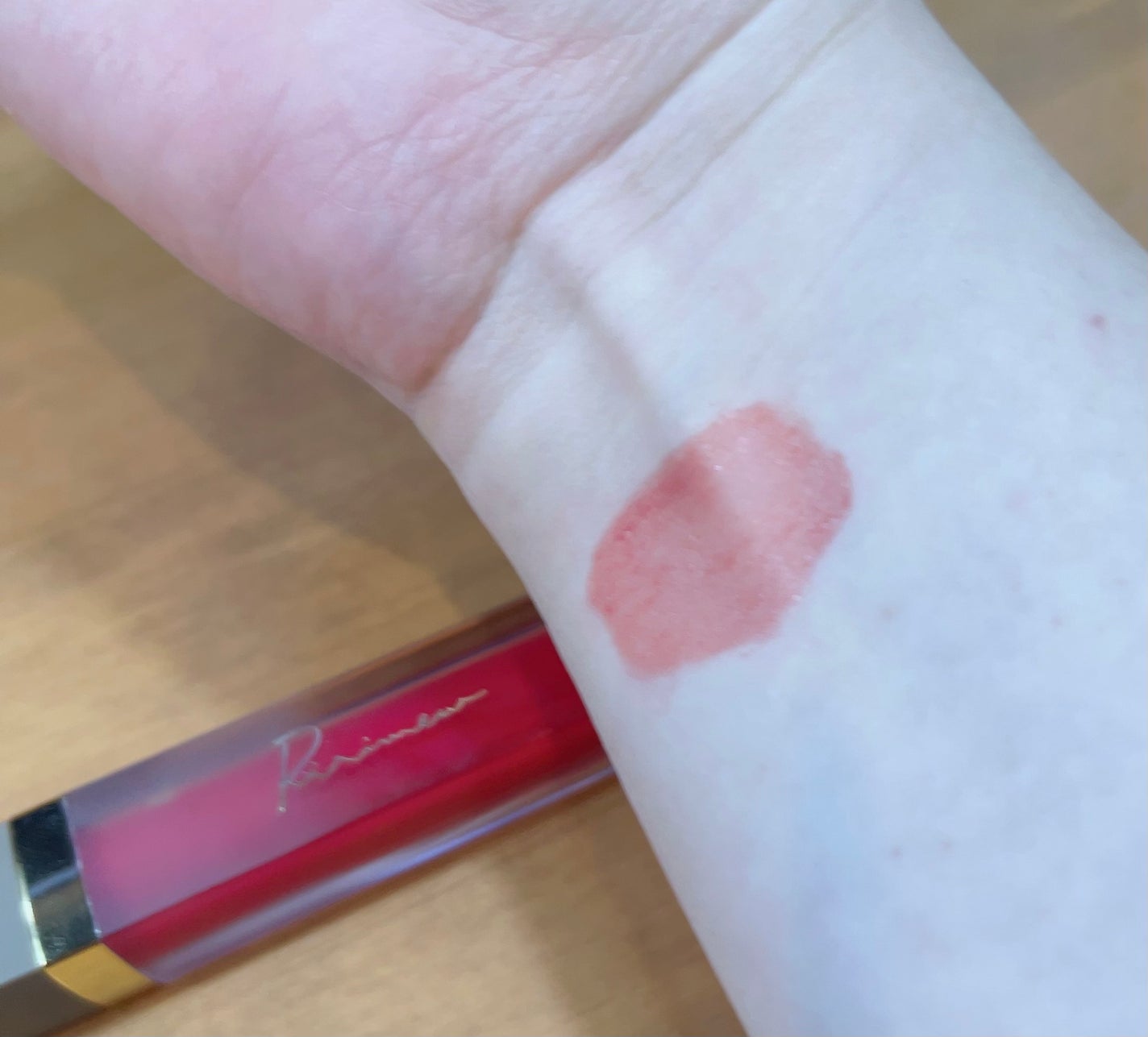 ニュアンスグロスオイル/excel/リップグロスを使ったクチコミ(3枚目)