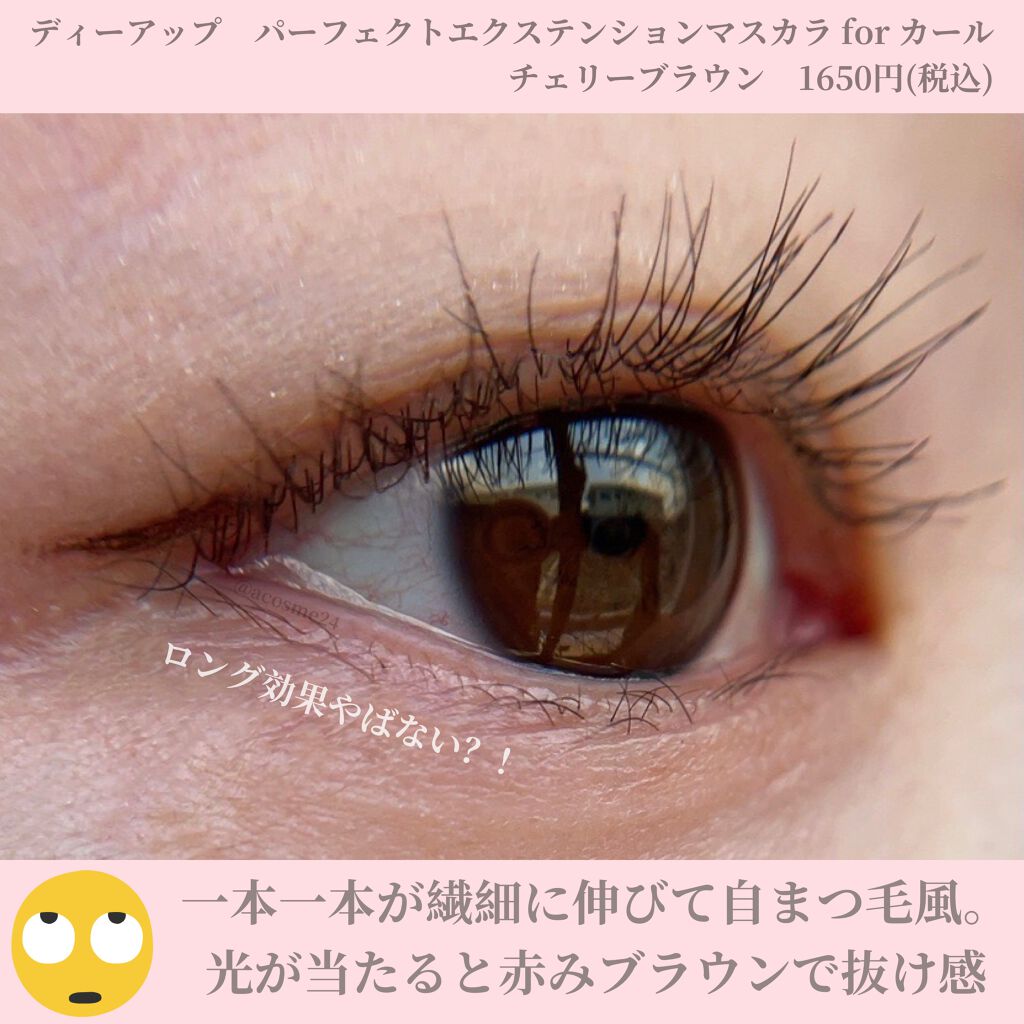 パーフェクトエクステンション マスカラ for カール/D-UP/マスカラを使ったクチコミ（3枚目）