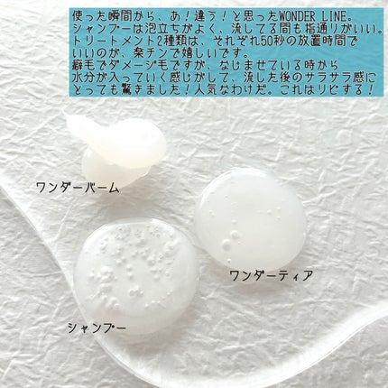 WONDER BALM/La'dor/洗い流すヘアトリートメントを使ったクチコミ(3枚目)