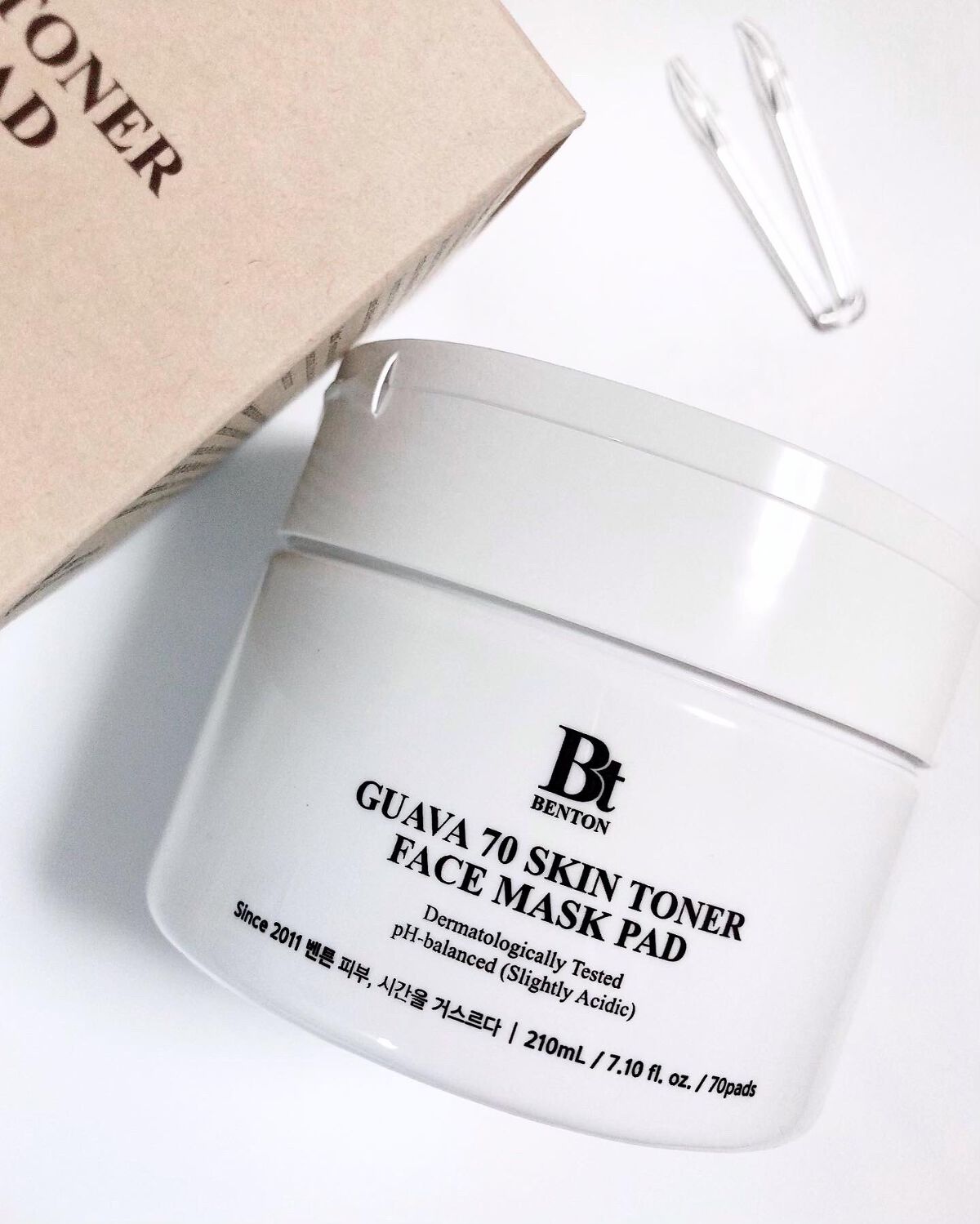 グアバ 70スキントナーパッド /BENTON/トナーパッドを使ったクチコミ（1枚目）