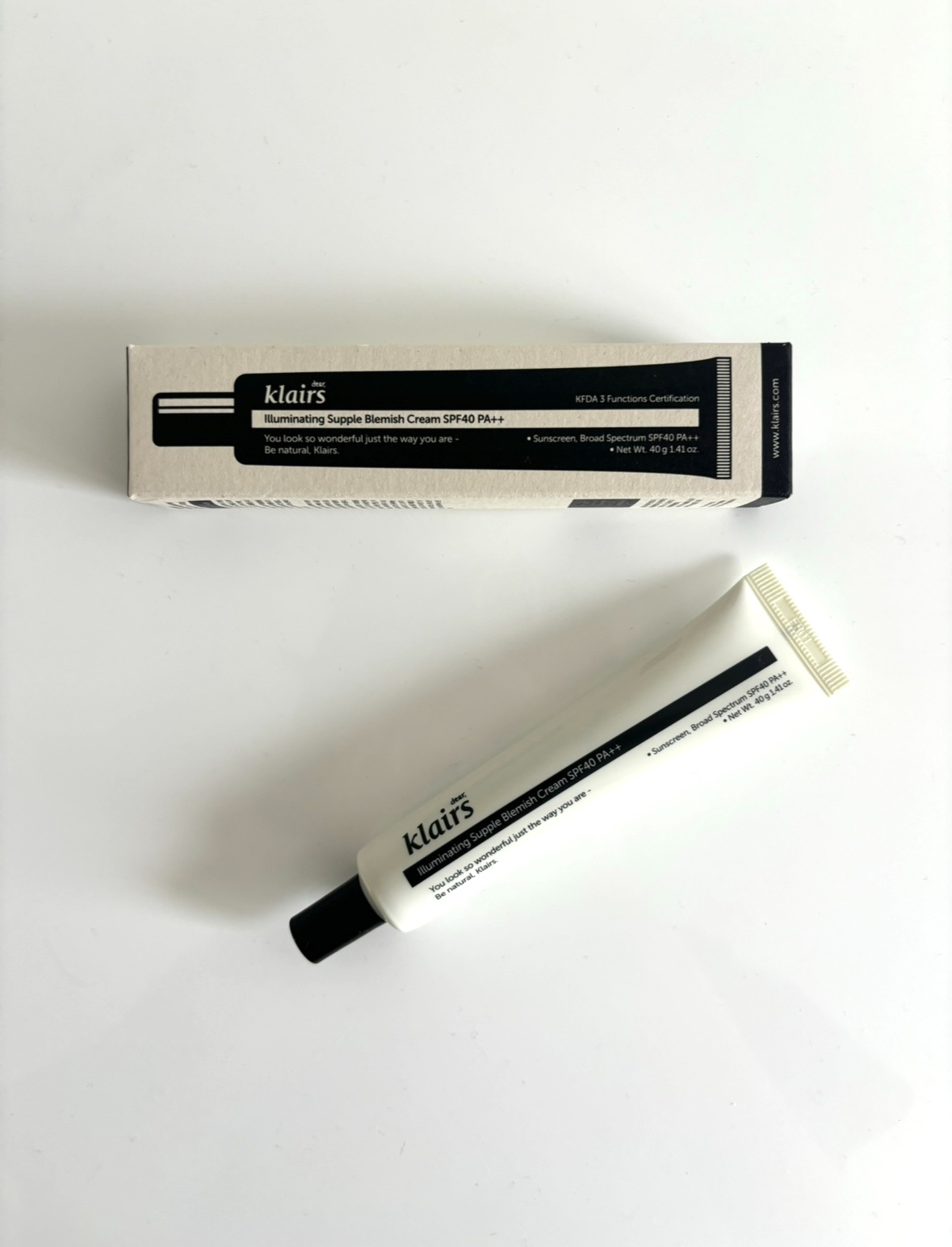 イルミネーティングサプルブレミッシュクリーム(40ml)/Klairs/化粧下地を使ったクチコミ（2枚目）