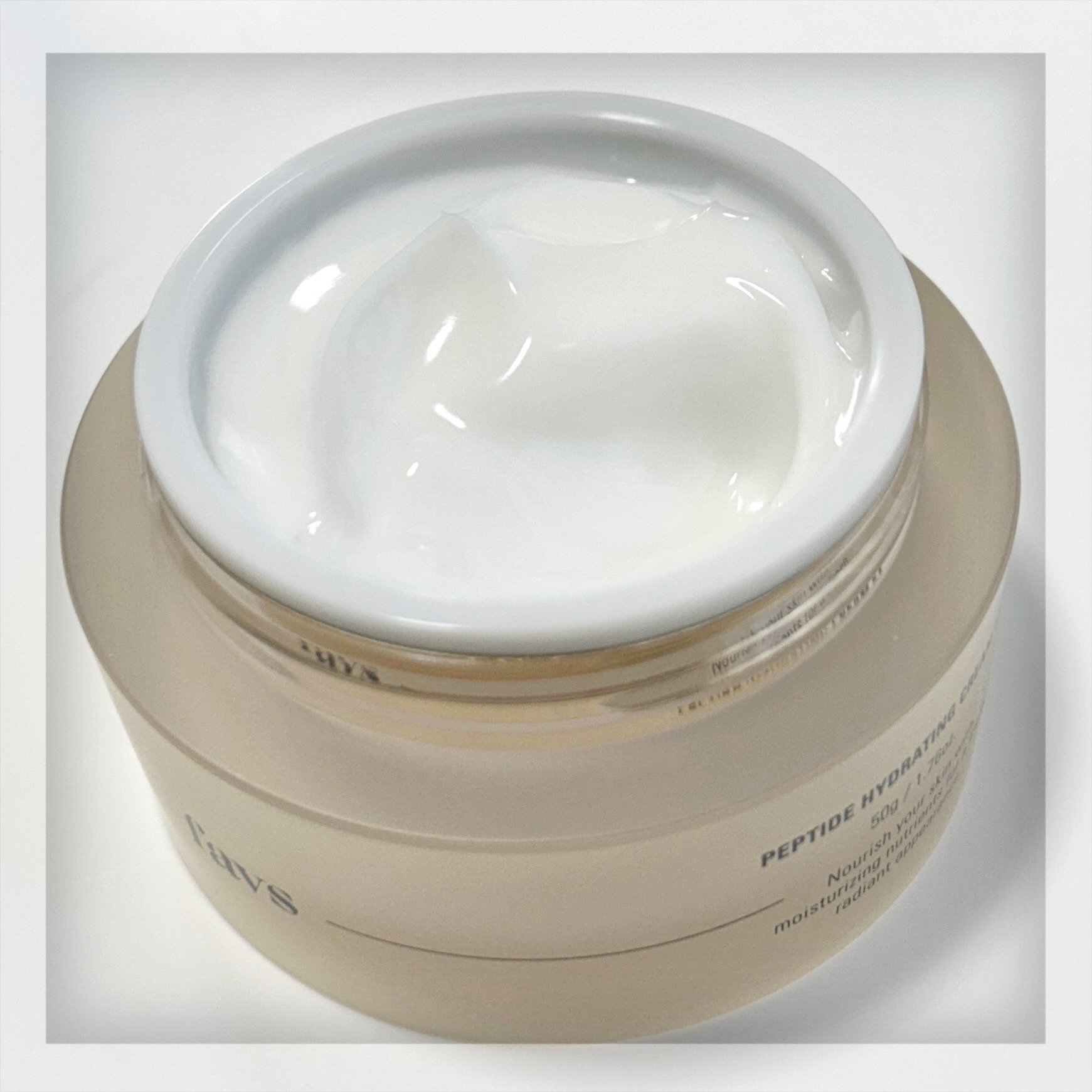 ペプチドハイドレーティングクリーム EX/favs/フェイスクリームを使ったクチコミ（2枚目）