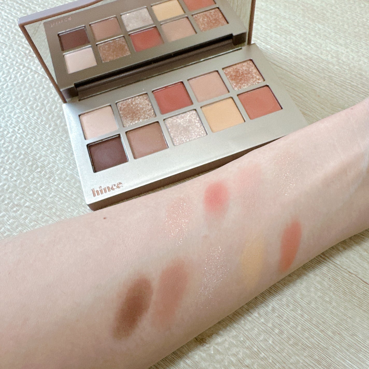 ニューデップスアイシャドウパレット/hince/アイシャドウパレットを使ったクチコミ(5枚目)
