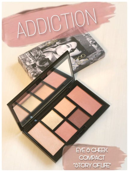 アイ & チーク コンパクトアディクション “ストーリー オブ ライフ” 101 Blossom of Life/ADDICTION/アイシャドウパレットを使ったクチコミ(1枚目)