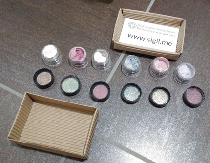 Sigil Inspired Magic Eyeshadows/SIGIL inspired/単色アイシャドウを使ったクチコミ(1枚目)