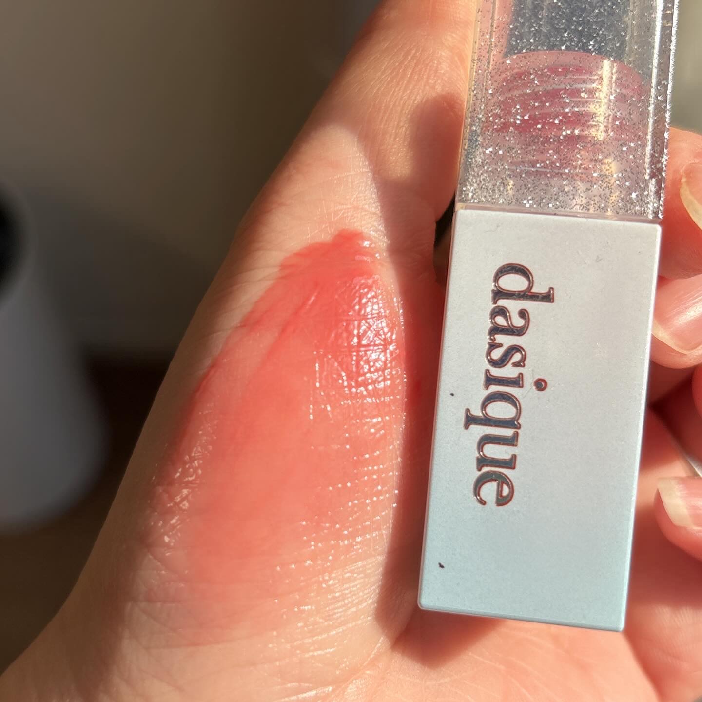 ジューシーデュイティント 18 シュガーボム/dasique/リップティントを使ったクチコミ（3枚目）