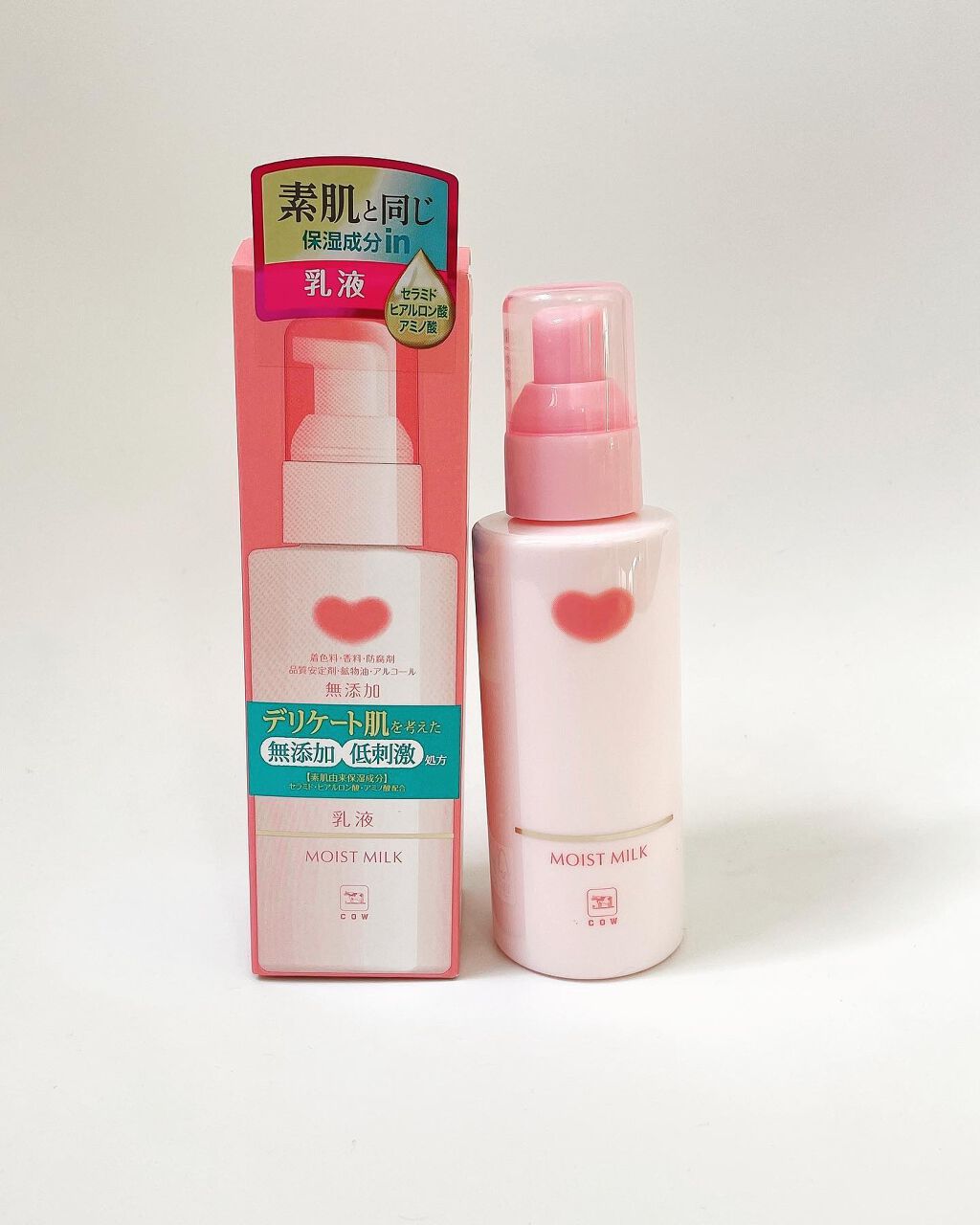 moniko on LIPS 「.カウブランド無添加保湿乳液..150ml1320円..お気に..」(1枚目)