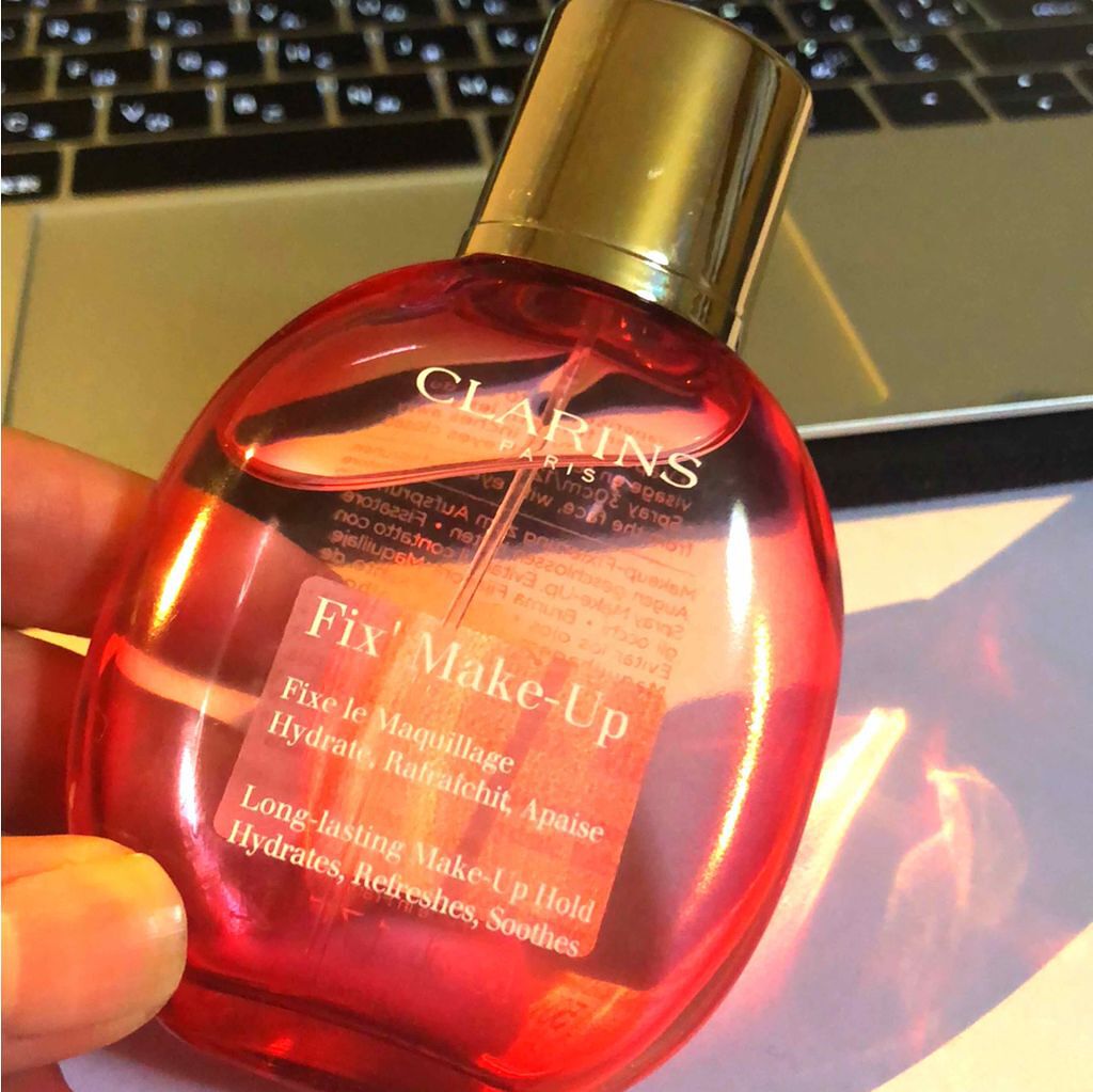 フィックス メイクアップ/CLARINS/ミスト状化粧水を使ったクチコミ(1枚目)