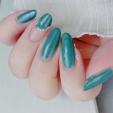 ジーエヌ バイ ジーニッシュマニキュア 037 マーメイド/ジーエヌバイジーニッシュマニキュア（GN by Genish Manicure)/マニキュアを使ったクチコミ（3枚目）