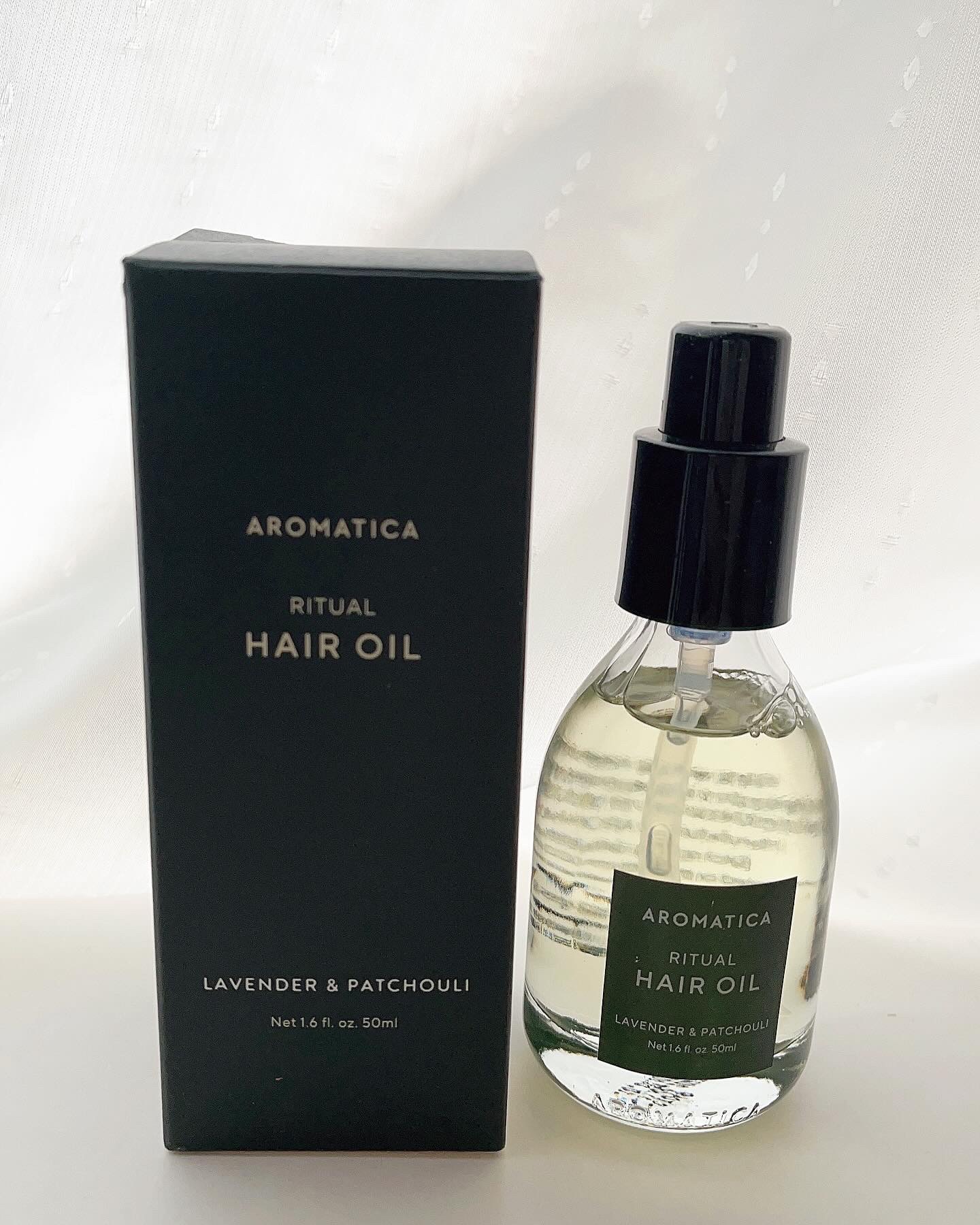 リチュアルヘアオイルラベンダー＆パチョリ/AROMATICA/ヘアオイルを使ったクチコミ（1枚目）