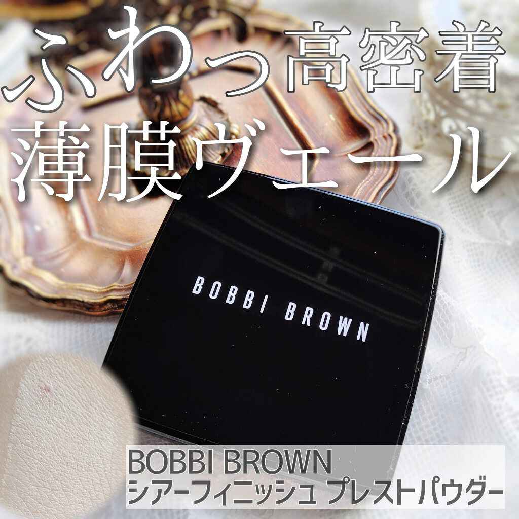 シアーフィニッシュ プレストパウダー 05 ソフトサンド/BOBBI BROWN/プレストパウダーを使ったクチコミ（1枚目）