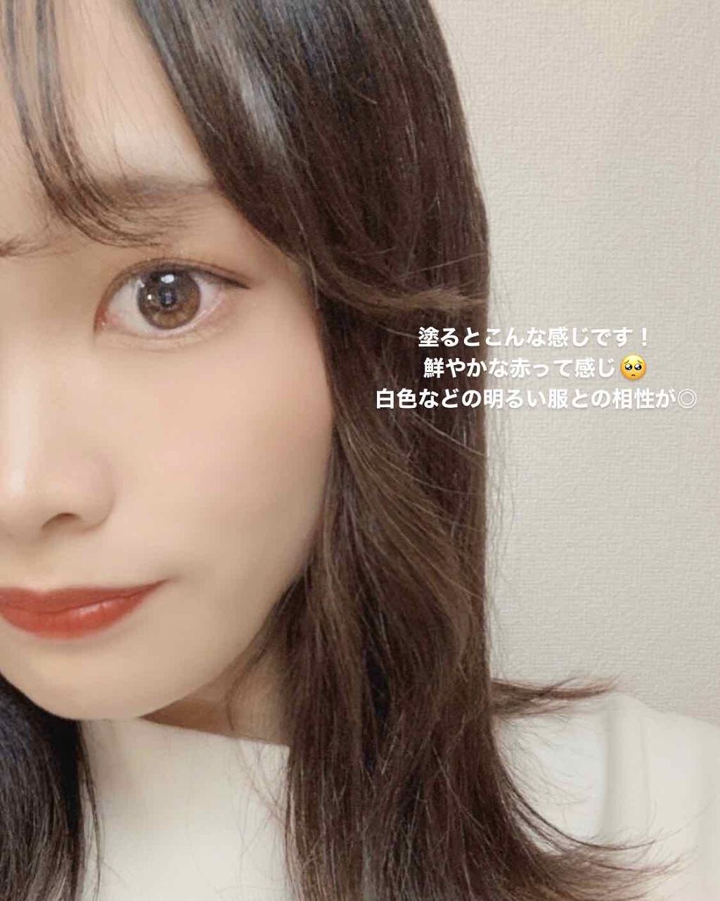ルージュ マイドレス/JILL STUART/口紅を使ったクチコミ（2枚目）