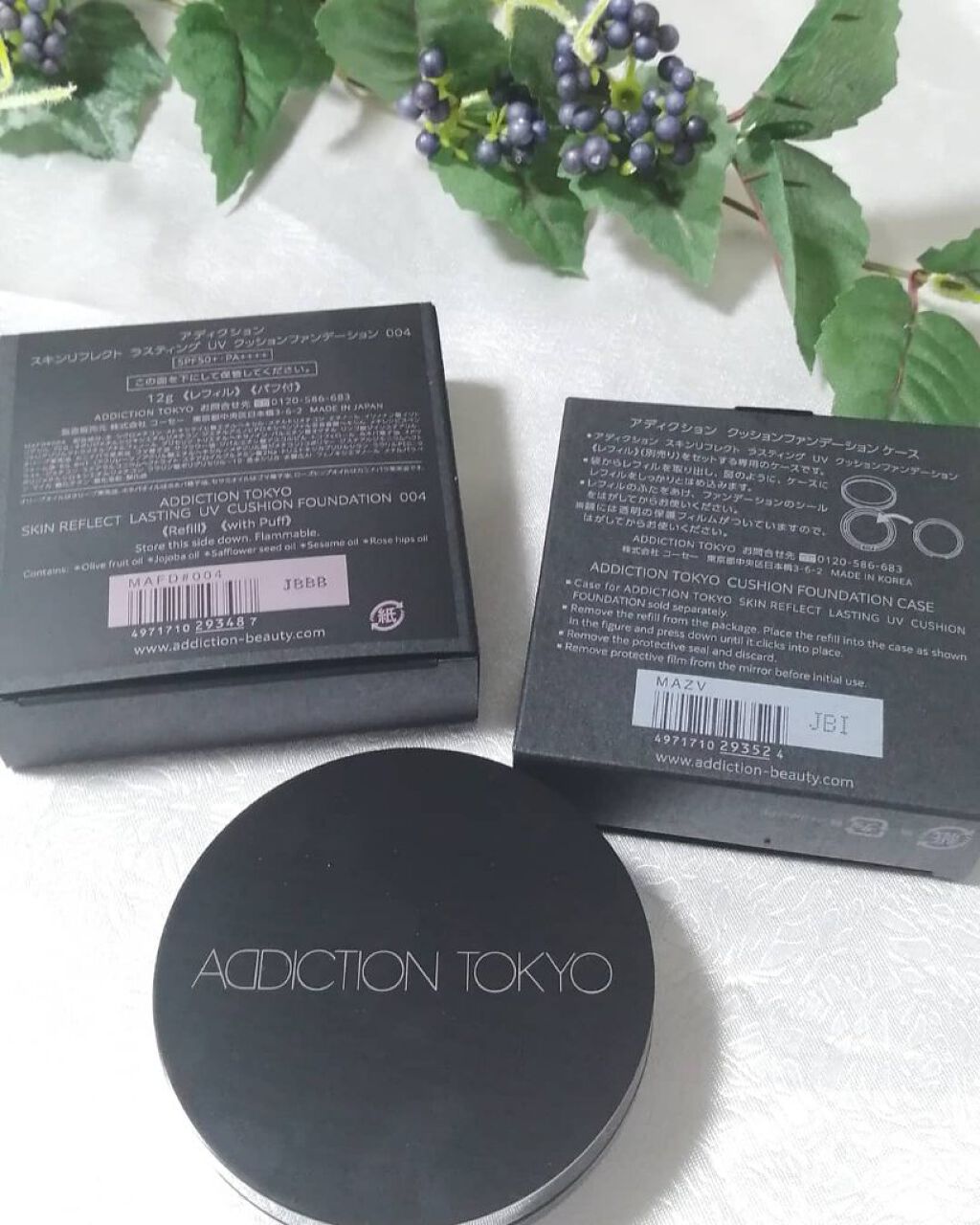 スキンリフレクト ラスティング UV クッションファンデーション/ADDICTION/クッションファンデーションを使ったクチコミ（2枚目）
