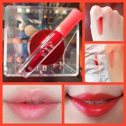 ディアダーリン ウォータージェルティント/ETUDE/リップティントを使ったクチコミ(2枚目)