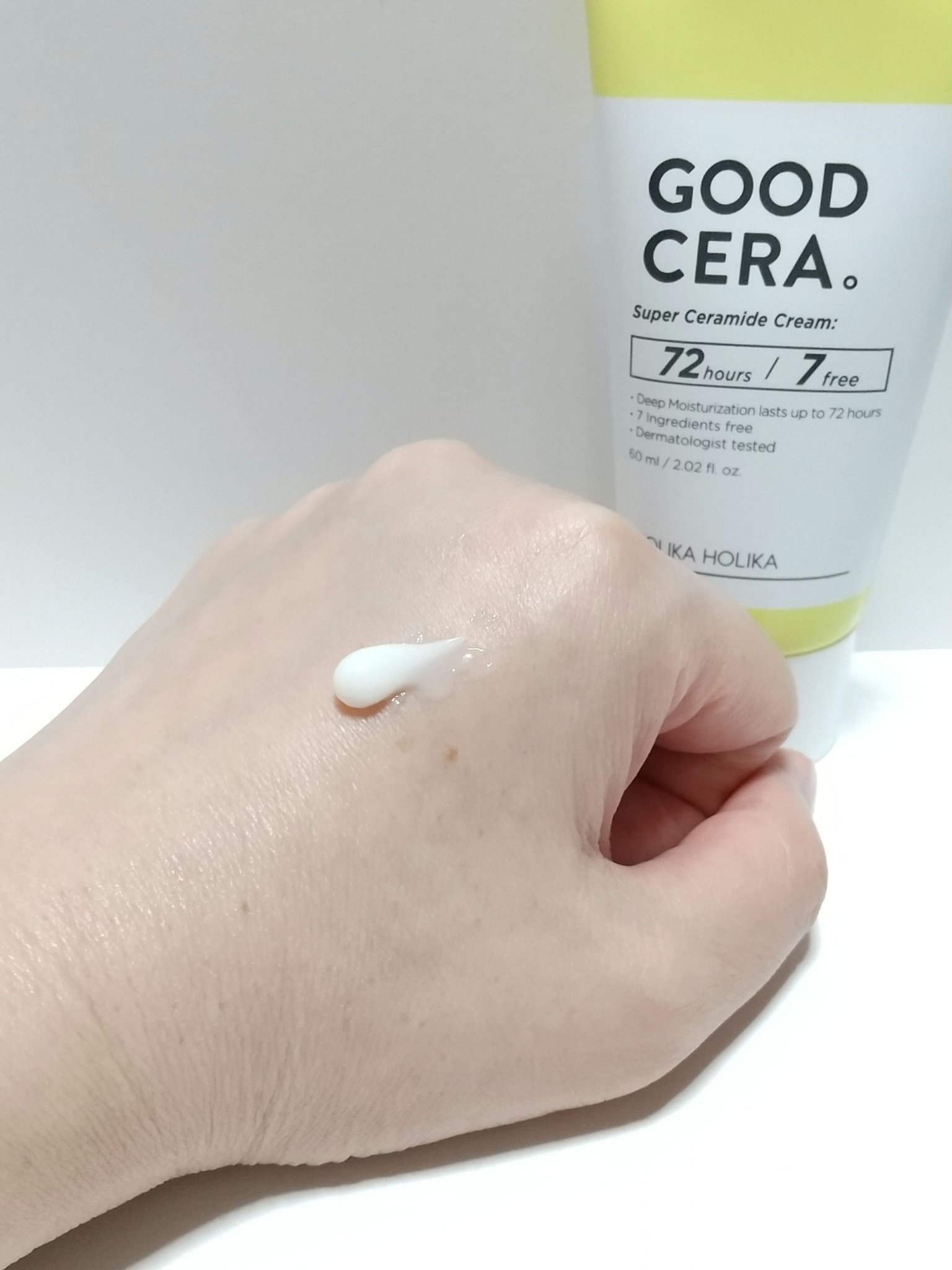 グッドセラ スーパーセラミドクリーム/HOLIKA HOLIKA/フェイスクリームを使ったクチコミ（2枚目）