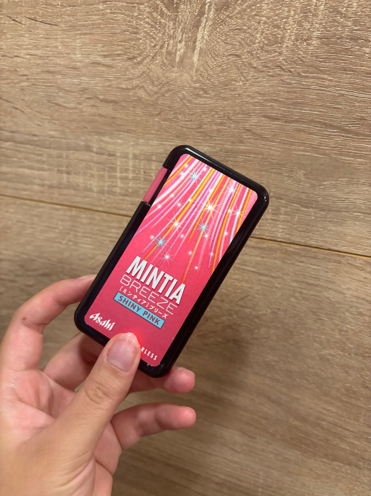 ミンティア ブリーズ シャイニーピンク/アサヒフードアンドヘルスケア/食品を使ったクチコミ(1枚目)