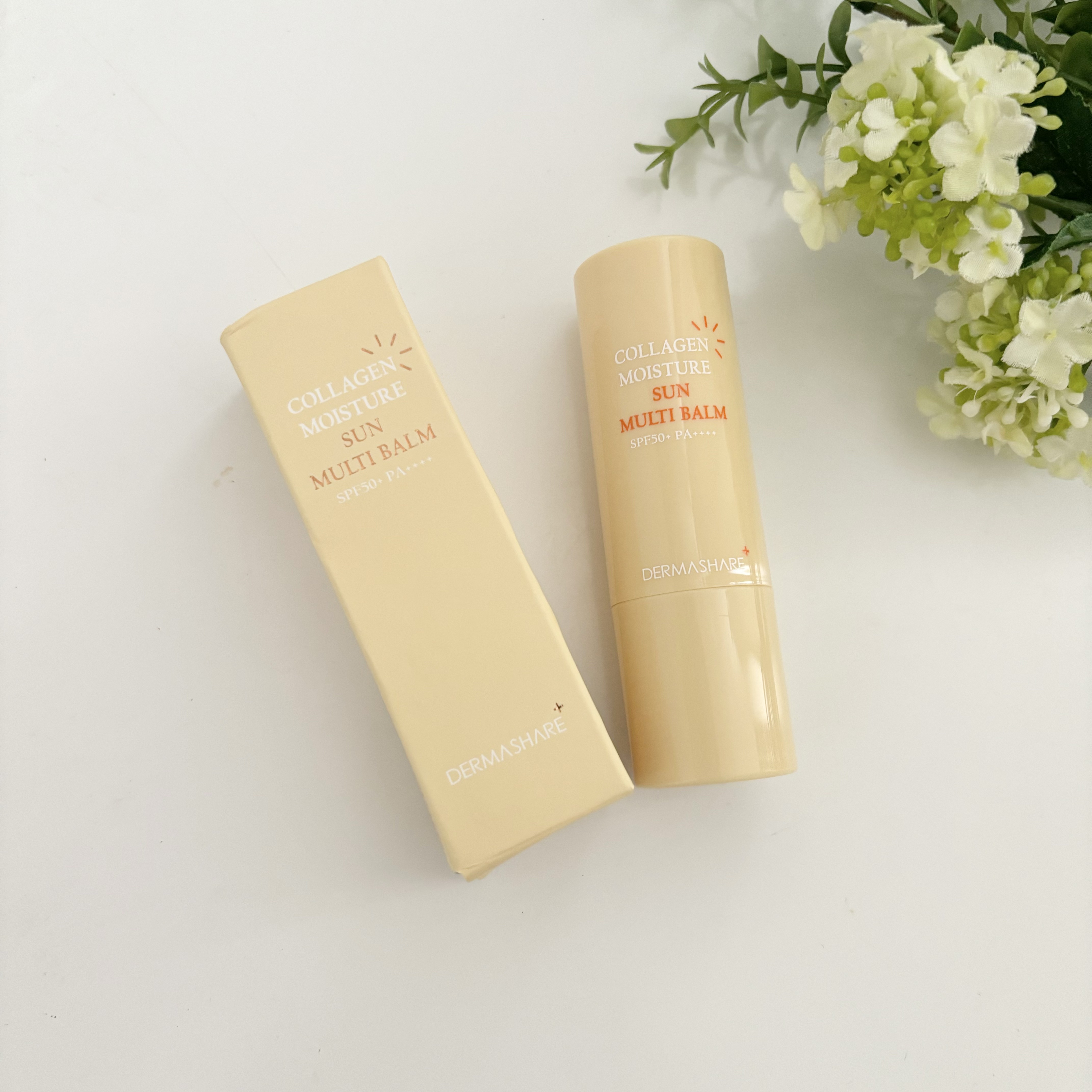 コラーゲンモイスチャーSUNマルチバーム/DERMASHARE/日焼け止めスティックを使ったクチコミ（1枚目）