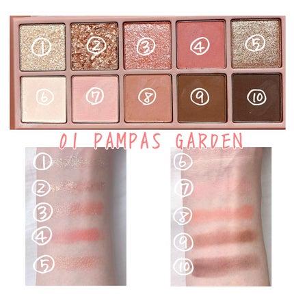 ベターザンパレット/rom&nd/アイシャドウパレットを使ったクチコミ(1枚目)