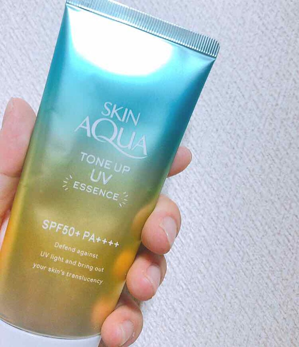 スキンアクア トーンアップUVエッセンス/スキンアクア/日焼け止めクリームを使ったクチコミ(1枚目)