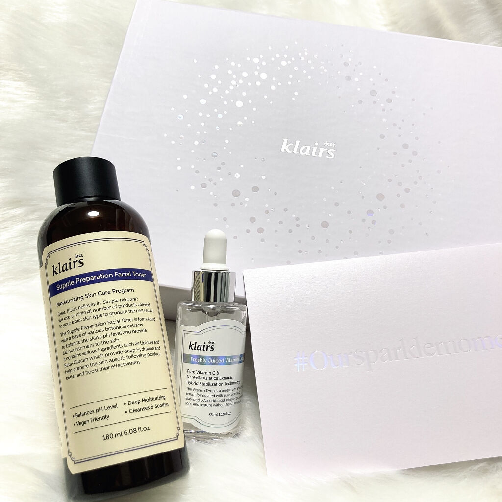 フレッシュリージュースドビタミンドロップ(35ml)/Klairs/美容液を使ったクチコミ（3枚目）