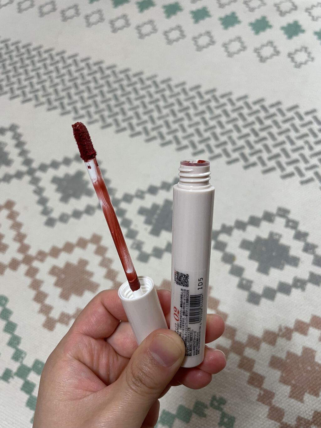 ジューシーリップティント/キャンメイク/口紅を使ったクチコミ（3枚目）